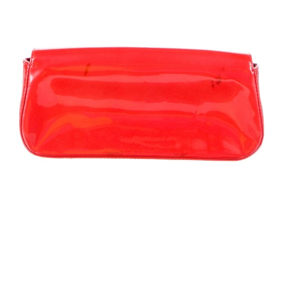 LV Sobe Clutch - Vernis Patent Leather Orange/Red - Picture 3 of 5